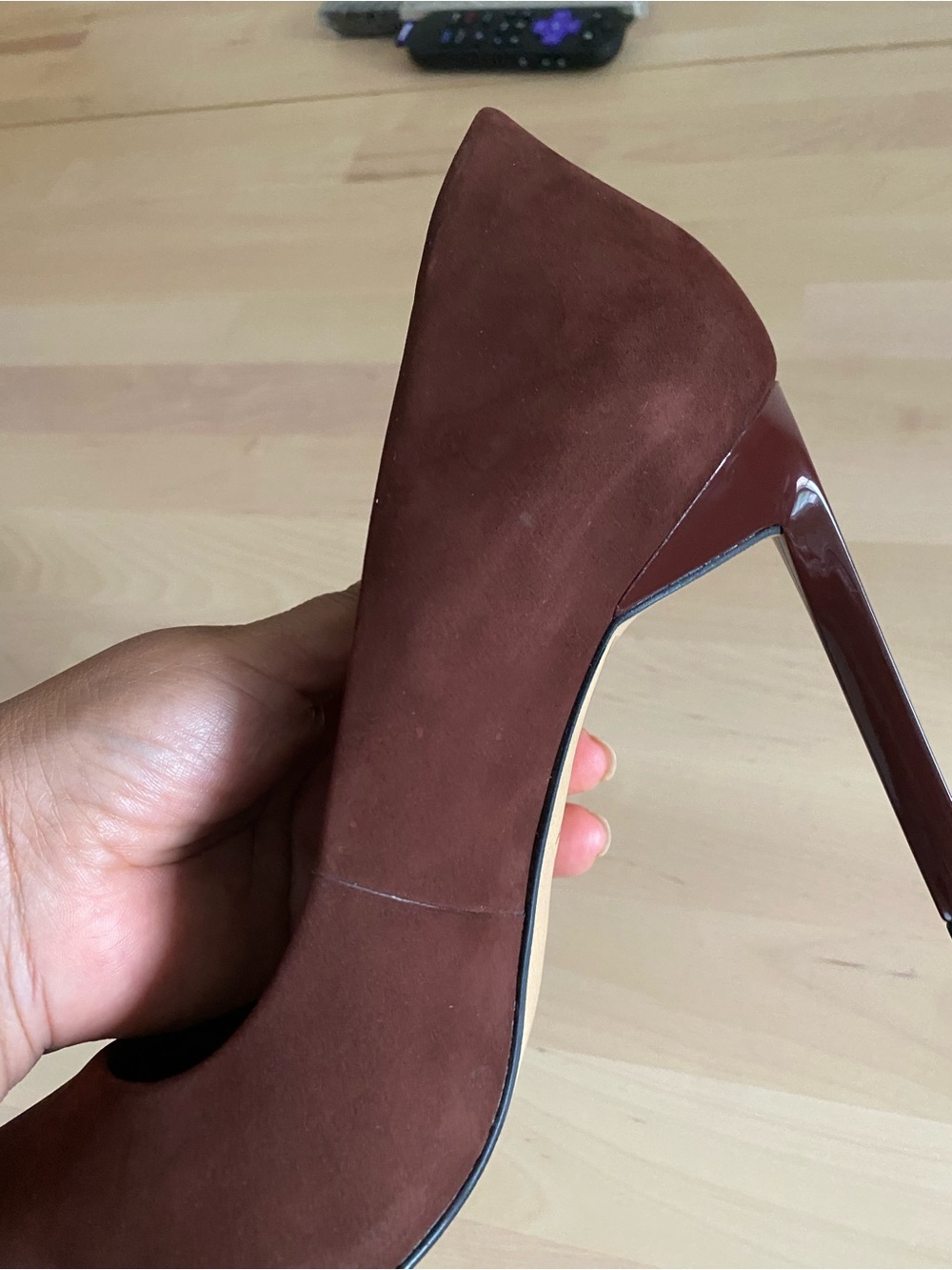 ALDO Women's Brown Pointed-Toe Pumps - Picture 10 of 11